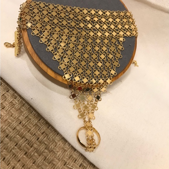 New Hesilk Bracelet, Hand Chain Bracelet, Middle Eastern Jewelry,Turkish Jewelry - Picture 3 of 6